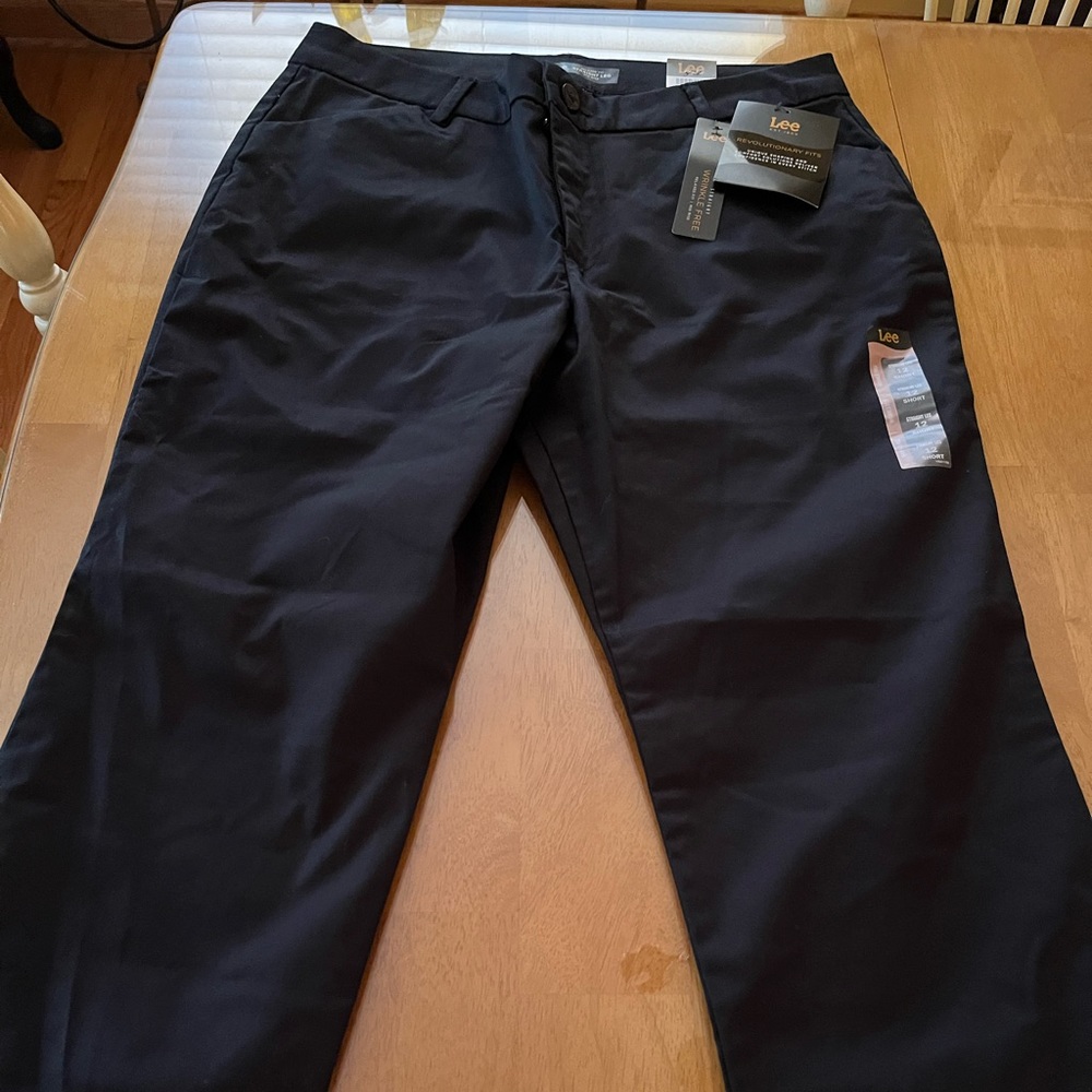 Lee Dress Pants for Women 12 short blk